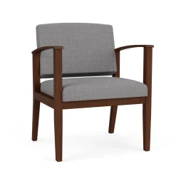 Mason Street Wood Oversized Guest Chair in Premium Upholstery