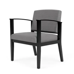 Mason Street Wood Oversized Guest Chair in Premium Upholstery