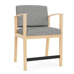 Mason Street Wood Oversized Hip Chair in Standard Upholstery