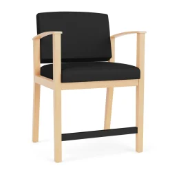 Mason Street Wood Oversized Hip Chair in Standard Upholstery