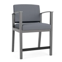 Mason Street Wood Oversized Hip Chair in Standard Upholstery