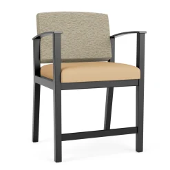 Mason Street Wood Oversized Hip Chair in Standard Upholstery