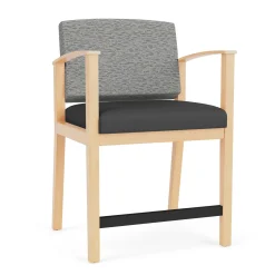 Mason Street Wood Oversized Hip Chair in Standard Upholstery