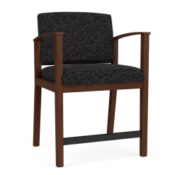 Mason Street Wood Oversized Hip Chair in Standard Upholstery