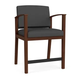 Mason Street Wood Oversized Hip Chair in Standard Upholstery