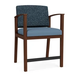Mason Street Wood Oversized Hip Chair in Standard Upholstery