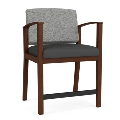 Mason Street Wood Oversized Hip Chair in Standard Upholstery