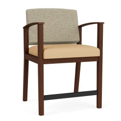 Mason Street Wood Oversized Hip Chair in Standard Upholstery