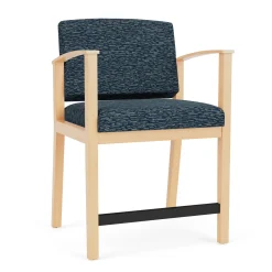 Mason Street Wood Oversized Hip Chair in Standard Upholstery