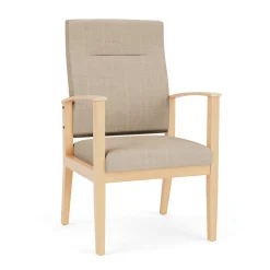 Mason Street Wood Patient Chair in Premium Upholstery