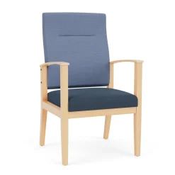 Mason Street Wood Patient Chair in Premium Upholstery