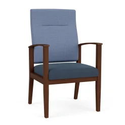 Mason Street Wood Patient Chair in Premium Upholstery