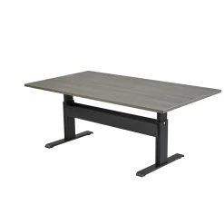 Meridian Adjustable Height Rectangular Conference Table - 84"W x 36"D