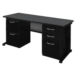 Merit Double Pedestal Desk - 72"W x 24"D
