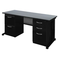 Merit Double Pedestal Desk - 66"W x 30"D