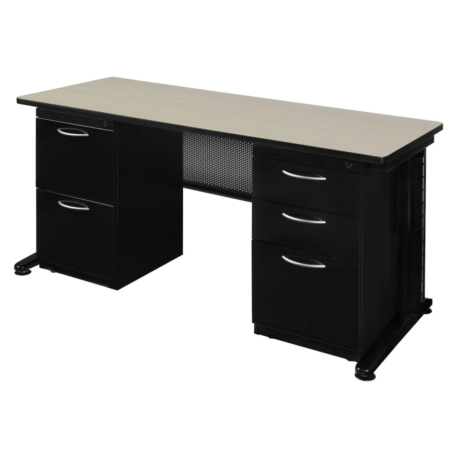Merit Double Pedestal Desk - 72"W xv30"D