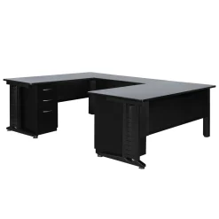 Merit Double Pedestal U-Shaped Desk - 66