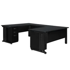 Merit Double Pedestal U-Shaped Desk - 66