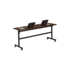 Merit Flip Top Training Table with Casters - 60"W x 24"D