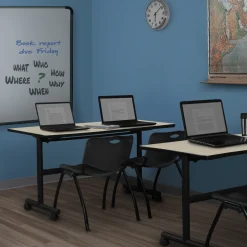 Merit Flip Top Training Table with Casters - 72