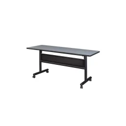 Merit Flip Top Training Table with Casters and Modesty Panel - 60