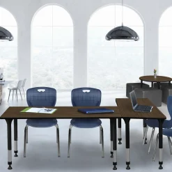 Merit Rectangle Height-Adjustable Table - 66