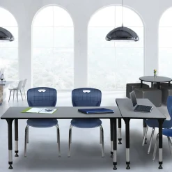Merit Rectangle Height-Adjustable Table - 66
