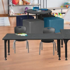Merit Rectangle Height-Adjustable Table - 66