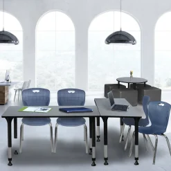 Merit Rectangle Height-Adjustable Table - 48"x24"