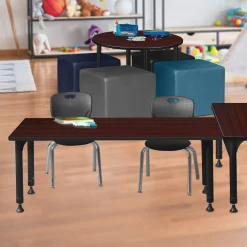 Merit Rectangle Height-Adjustable Table - 60