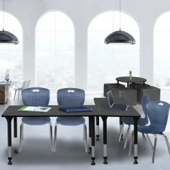 Merit Rectangle Height-Adjustable Table - 60