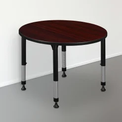 Merit Round Height-Adjustable Table - 36