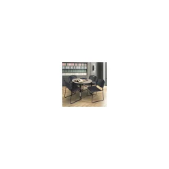 Merit Round Height-Adjustable Table - 36