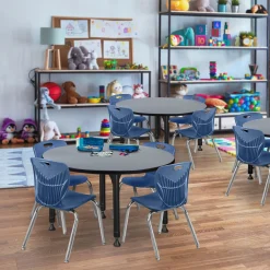 Merit Round Height-Adjustable Table - 42