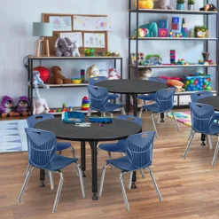 Merit Round Height-Adjustable Table - 30