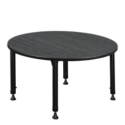 Merit Round Height-Adjustable Table - 48