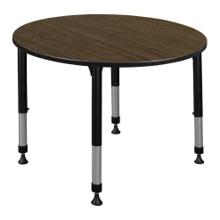 Merit Round Height-Adjustable Table - 48