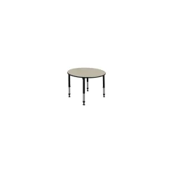 Merit Round Height-Adjustable Table - 48
