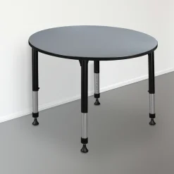 Merit Round Height-Adjustable Table - 48