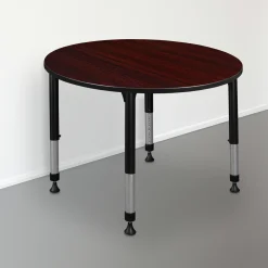 Merit Round Height-Adjustable Table - 48