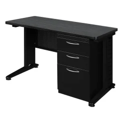 Merit Single Pedestal Desk - 48"W x 24"D