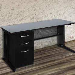 Merit Single Pedestal Desk - 66