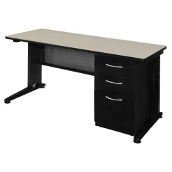 Merit Single Pedestal Desk - 60