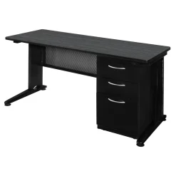 Merit Single Pedestal Desk - 66