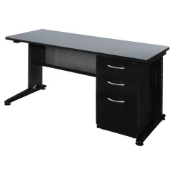 Merit Single Pedestal Desk - 66
