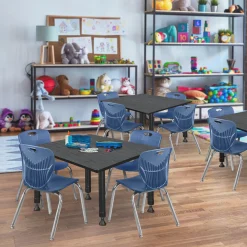 Merit Square Height-Adjustable Table - 48