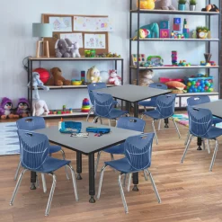Merit Square Height-Adjustable Table - 48
