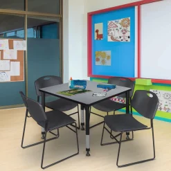 Merit Square Height-Adjustable Table - 42