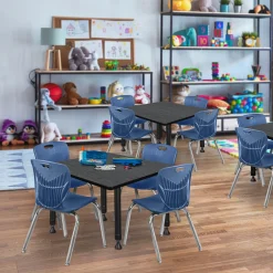 Merit Square Height-Adjustable Table - 36