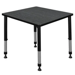 Merit Square Height-Adjustable Table - 30"D